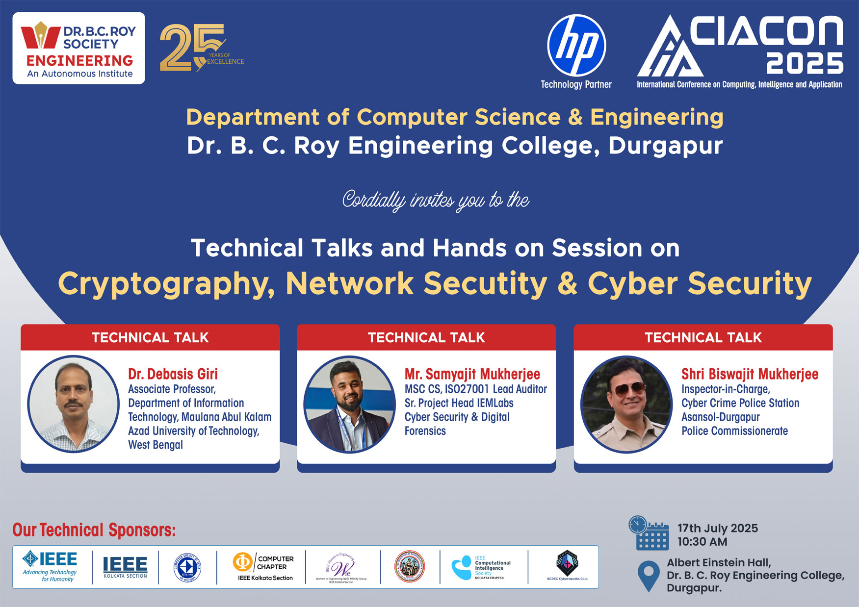 CIACON Program Schedule